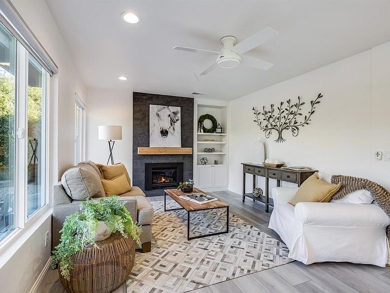 Living room remodel. Fireplace.